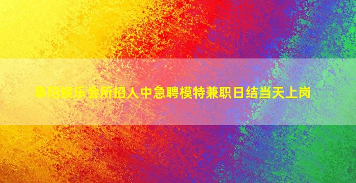 嘉兴酒吧招聘
